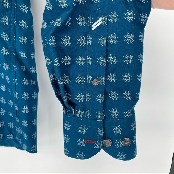 Daniel Hechter Paris  non iron blue white shirt - Picture 3 of 11